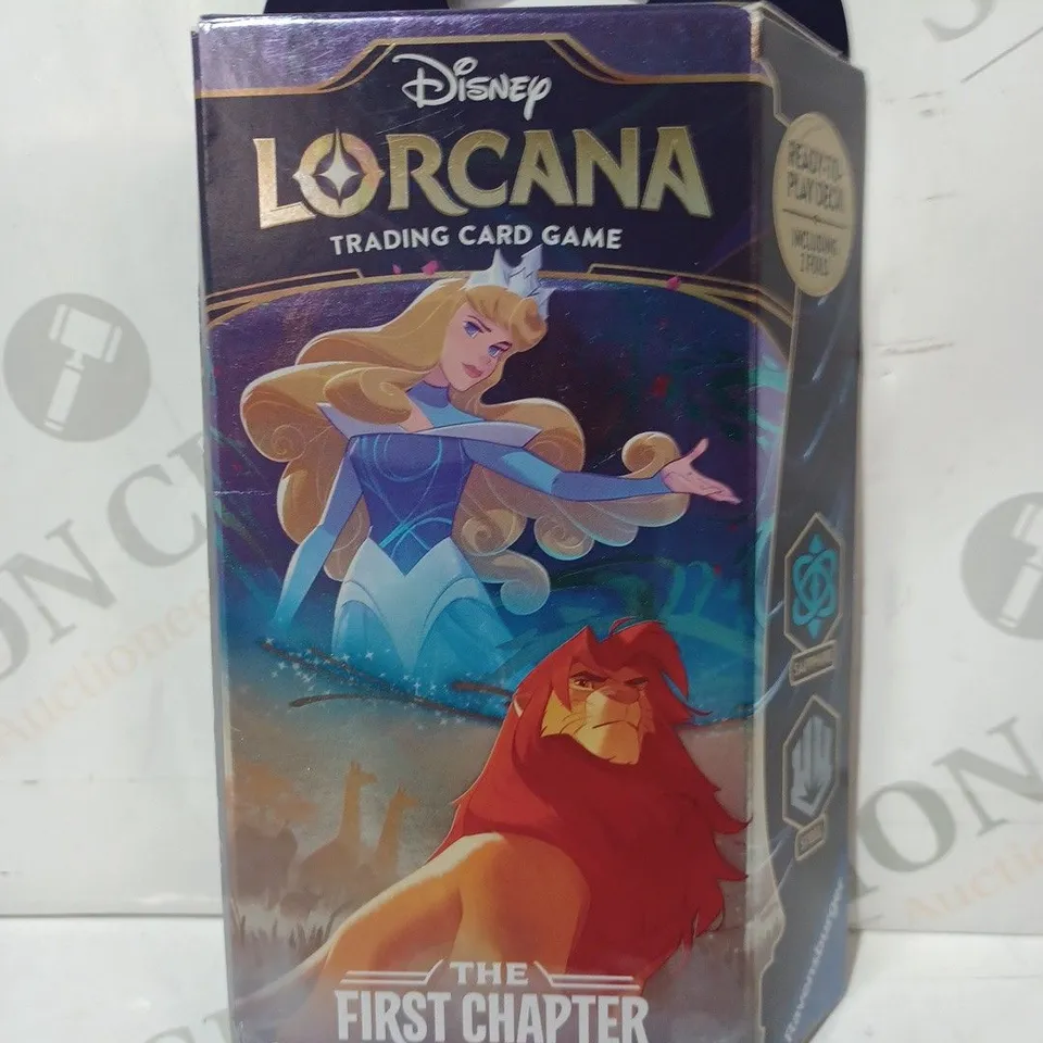 DISNEY LORCANA TRADING CARD GAME THE FIRST CHAPTER SINGLE-PLAYER STARTER DECK