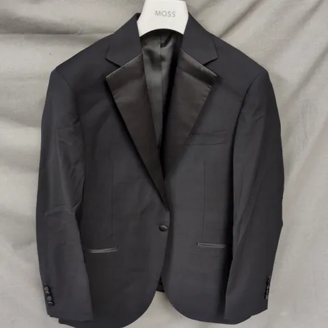 MOSS TAILORED FIT PERFORMANCE SUIT – BLACK, 40R&38R (JACKET & TROUSERS)