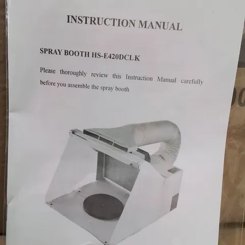 BOXED SPRAY BOOTH HS-E420DCLK