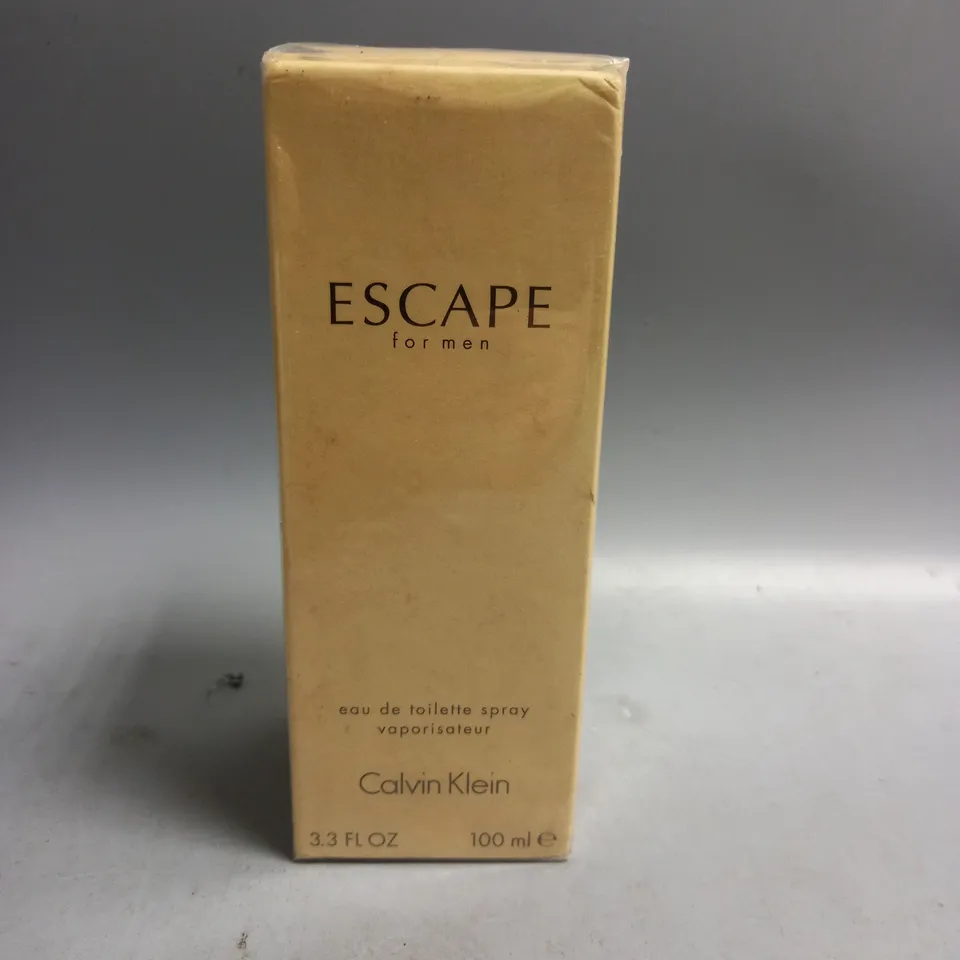 BOXED AND SEALED CALVIN KLEIN ESCAPE FOR MEN EAU DE TOILETTE SPRAY 100ML