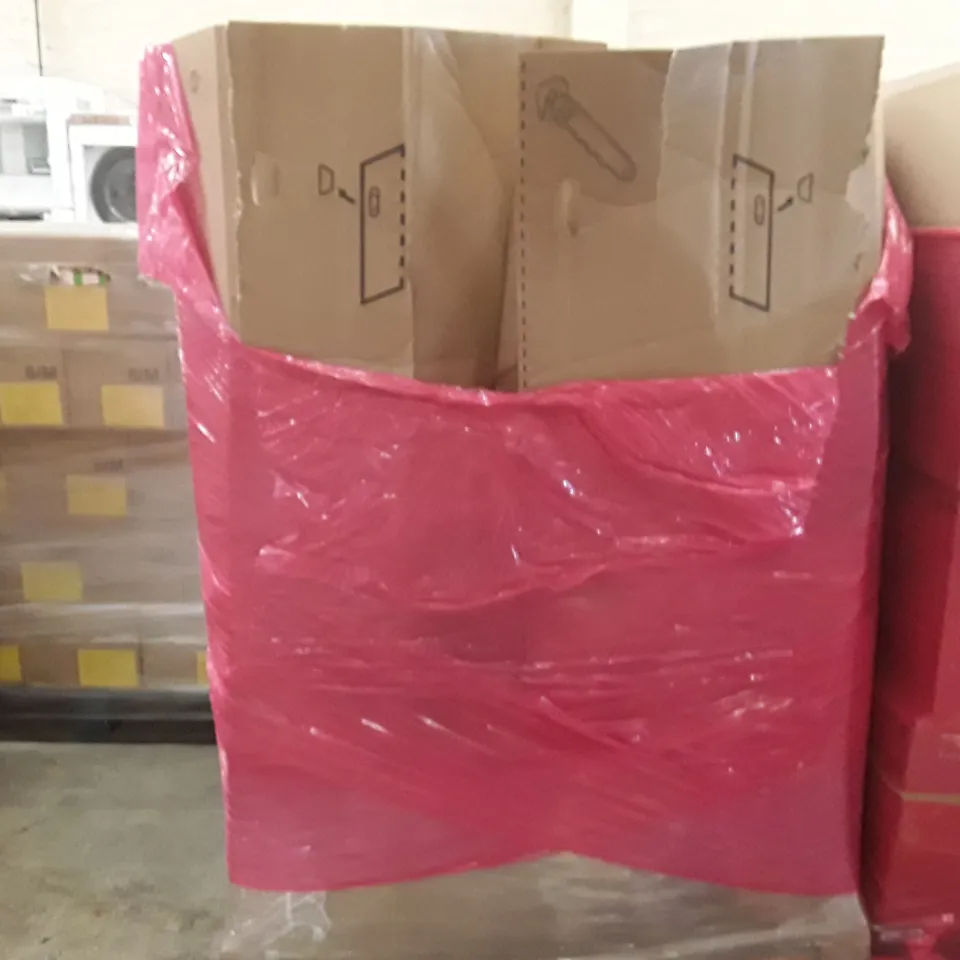 PALLET TO CONTAIN AN ASSORTMENT OF HOUSEHOLD ITEMS TO INCLUDE WATER FILTER, BLADELESS PURIFIER AND HEATER, LED CEILING LIGHT AND BAGS ECT