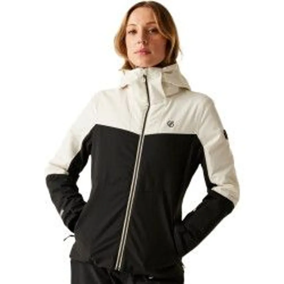 BRAND NEW DARE2B ICED JACKET IN EGRET/BLACK - SIZE 12