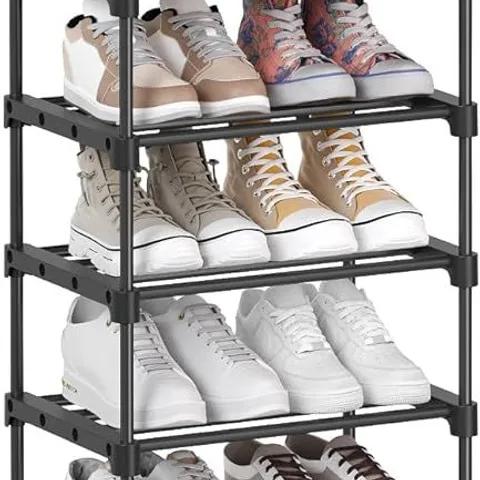 BOXED SONGMICS SHOE RACK, 10-TIER METAL SHOE STORAGE ORGANISER