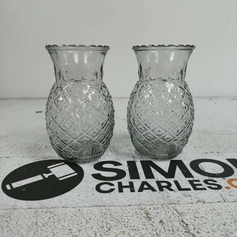 SET OF 2 PINEAPPLE GLASSES