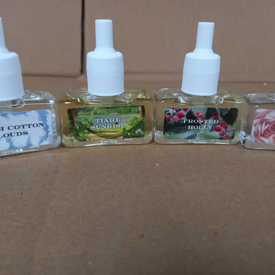 HOMEWORX BOX OF PLUG-IN DIFFUSER SCENTS - 4 SEASONS - 12 SCENTS IN TOTAL (SEE PROD. DESCRIPTION FOR MORE INFO.)