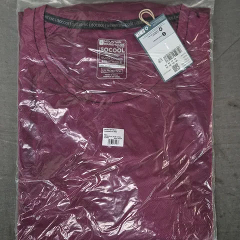 MOUNTAIN WAREHOUSE ENDURANCE WOMEN'S LONG SLEEVE TOP IN BERRY SIZE 24