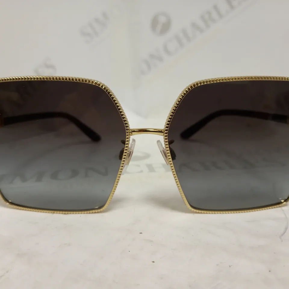 DOLCE & GABBANA GOLD SQUARE SUNGLASSES RRP £253