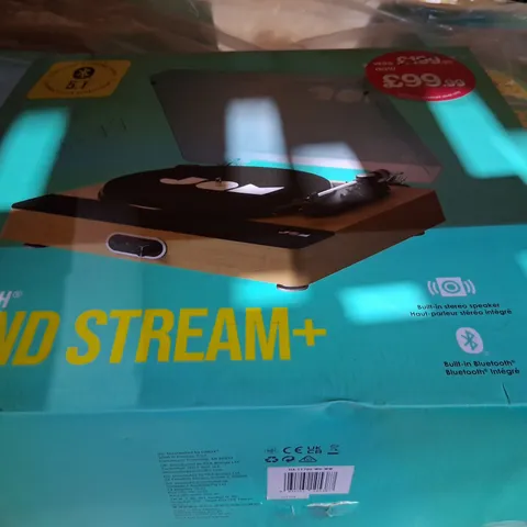 BOXED JAM BLUETOOTH SOUND STREAM+ TURNTABLE