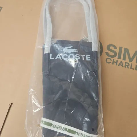 BAGGED LACOSTE CAMPANULA L1 LARGE SHOPPING BAG IN NAVY