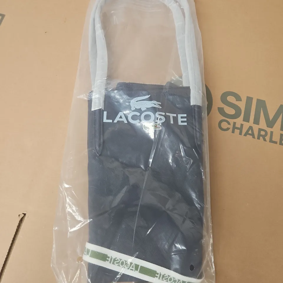 BAGGED LACOSTE CAMPANULA L1 LARGE SHOPPING BAG IN NAVY