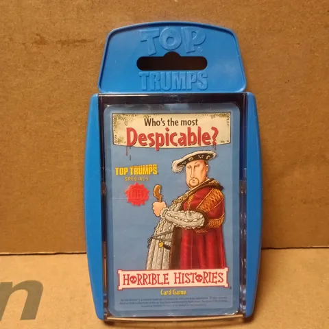 APPROXIMATELY 20 TOP TRUMPS: HORRIBLE HISTORIES SPECIALS CARD GAMES