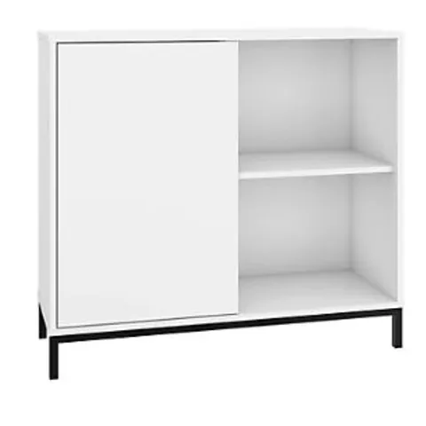BRAND NEW BOXED OUT & OUT VOLA WHITE 90CM SIDEBOARD WITH 1 DOOR