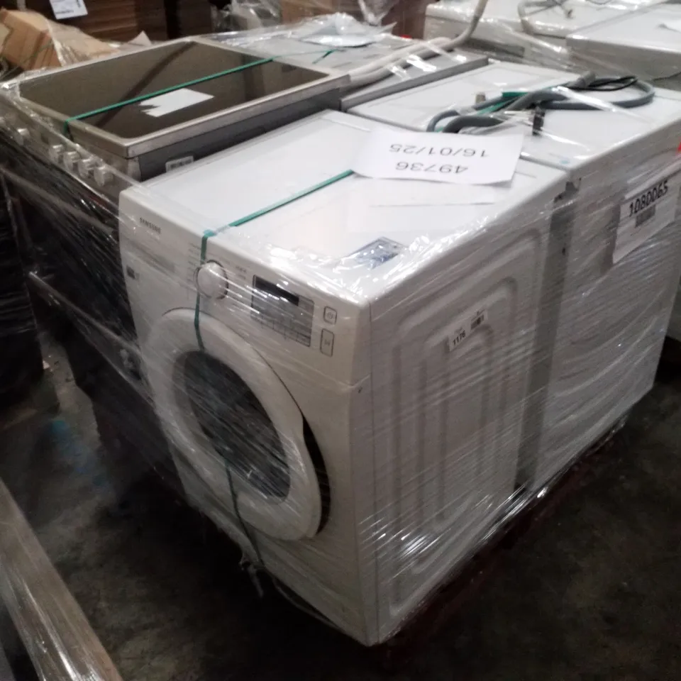 PALLET OF APPROXIMATELY 4 UNPROCESSED RAW RETURN WHITE GOODS TO INCLUDE