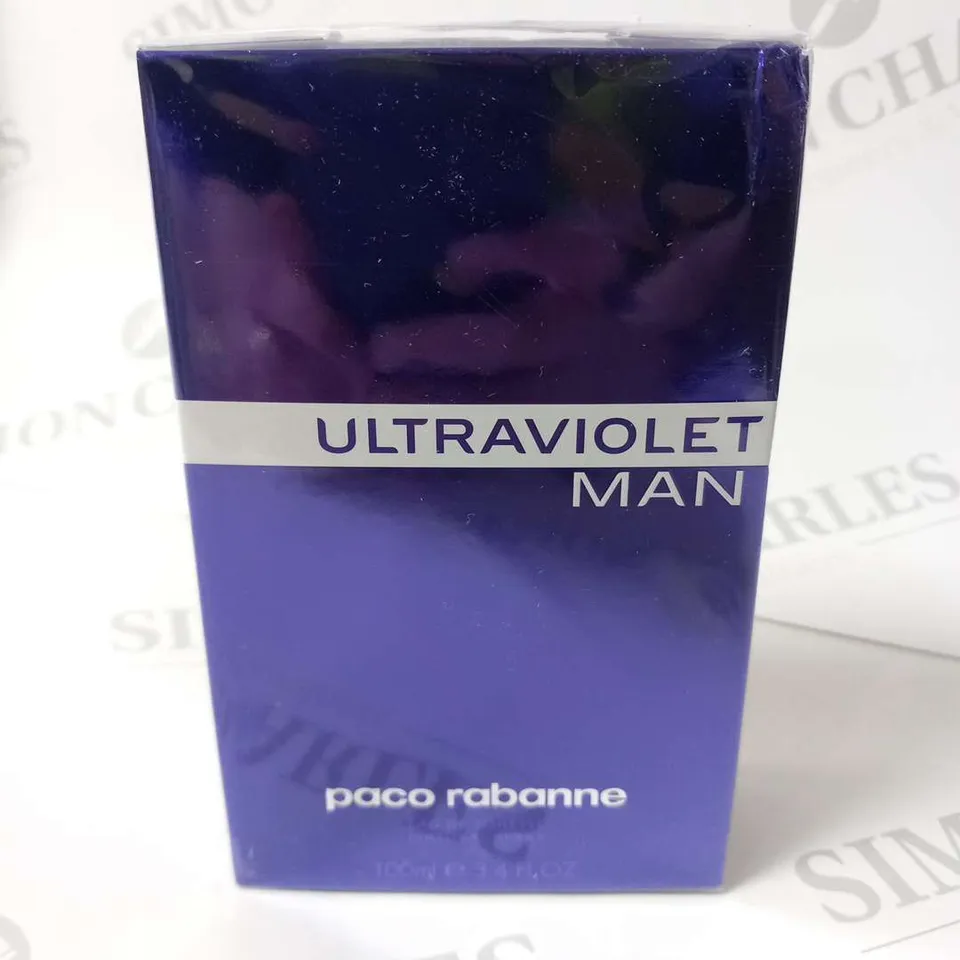 BOXED SEALED PACO RABANNE ULTRAVIOLET MAN 100ML EAU DE TOILETTE SPRAY