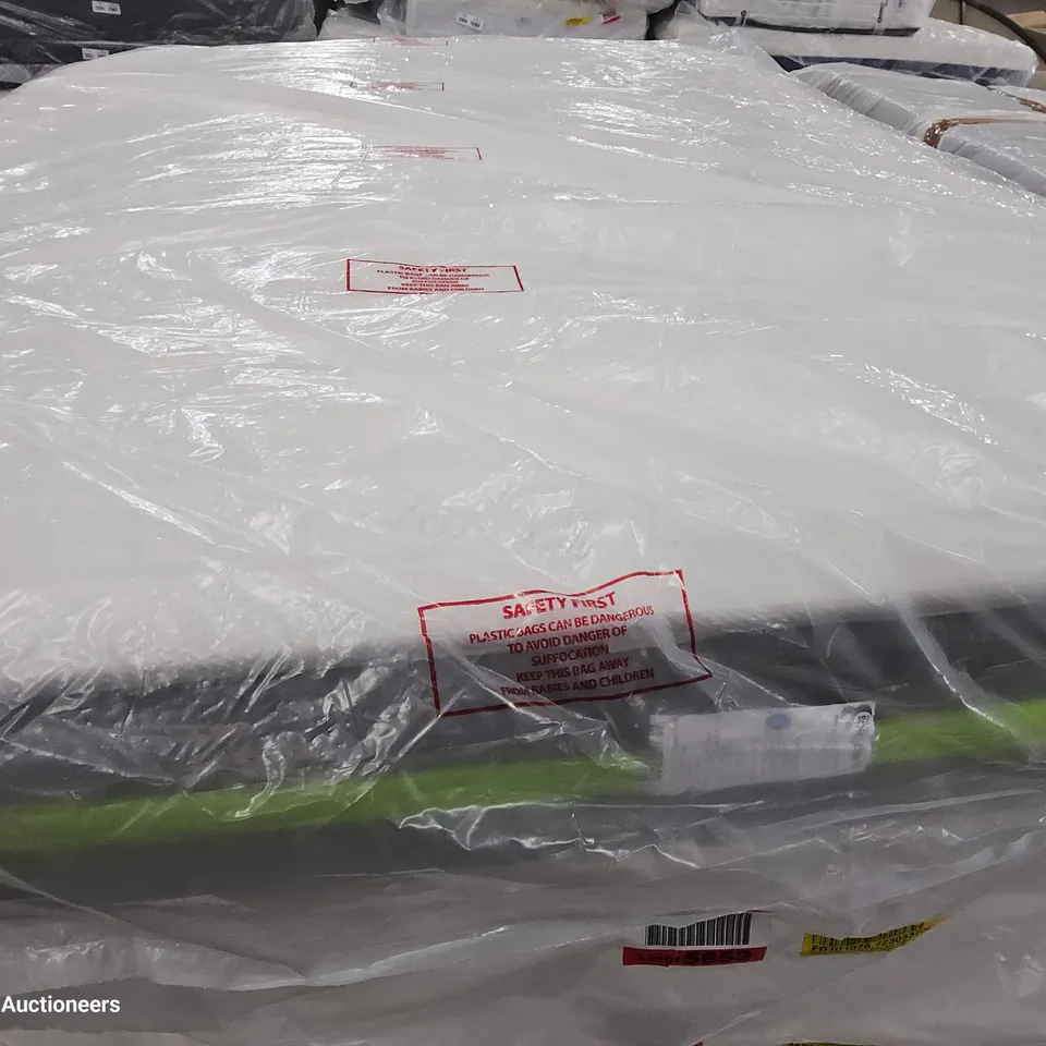 QUALITY BAGGED 3FT SINGLE HYBRID FIBRE FOAM OPEN COIL MATTRESS 