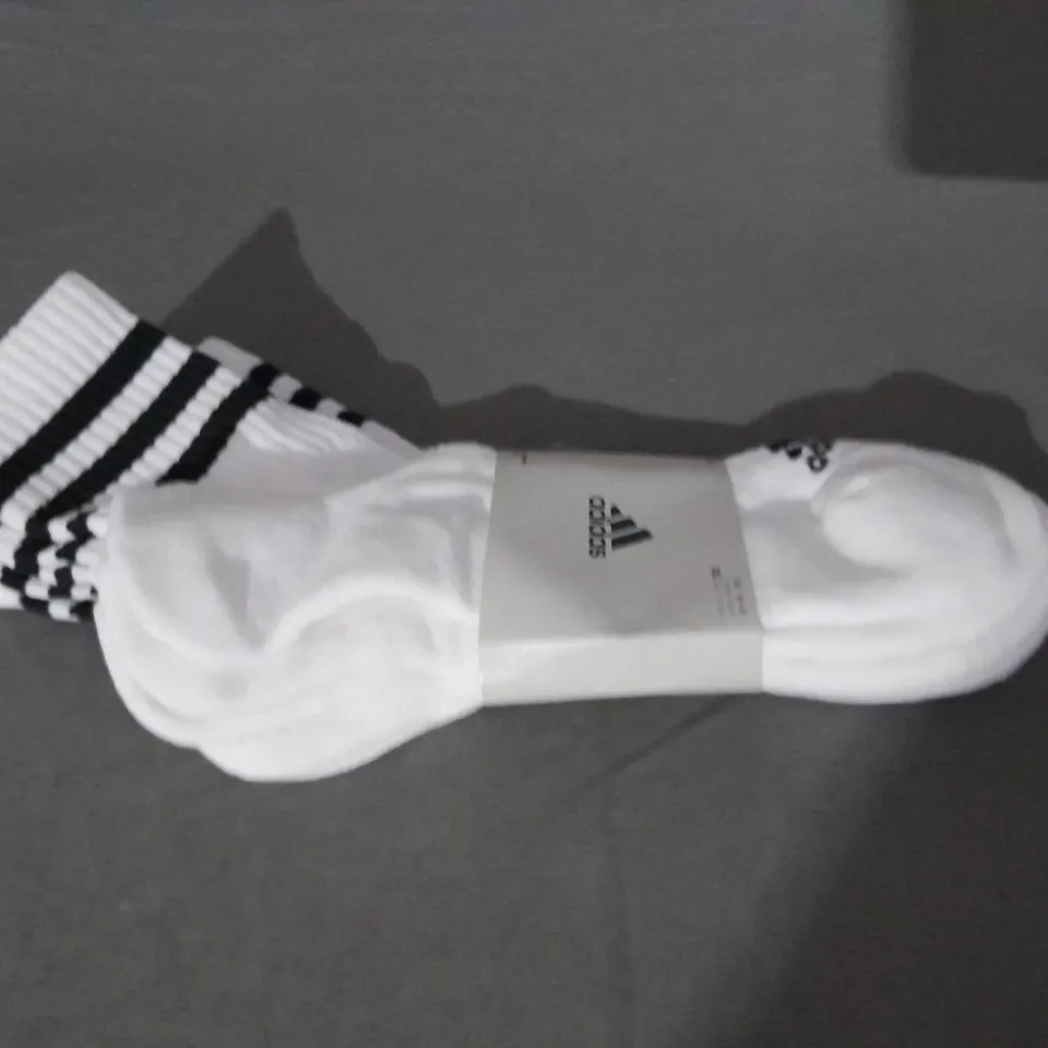 ADIDAS CREW SOCKS - X3 - SIZE 13-14.5