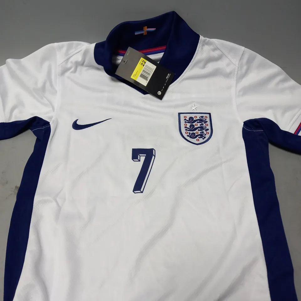 NIKE ENGLAND FOOTBALL SHIRT - LAMBERT 7 - SIZE 22