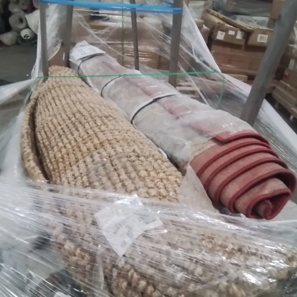 PALLET OF APPROXIMATELY 25 QUALITY DESIGNER RUGS