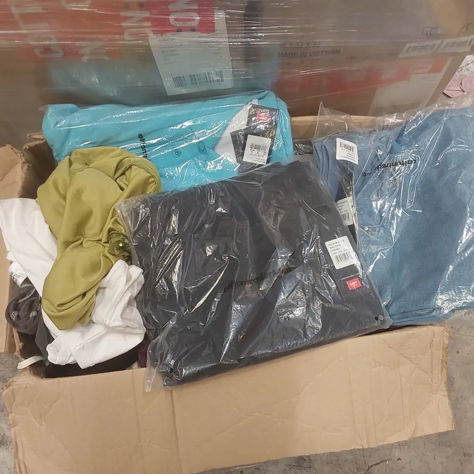 PALLET CONTAINING A VERY LARGE QUANTITY OF BRAND NEW ASSORTED ITEMS INCLUDING: TROPHY PLANTER ORNAMENTS, SCENTED CANDLES, JEANS, SHIRTS, CAR FRESHENERS ECT