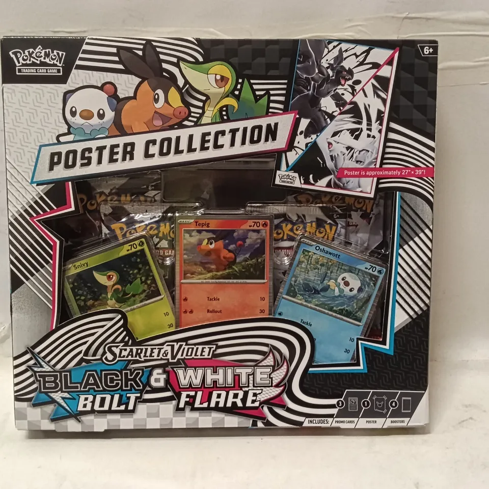 POKÉMON POSTER COLLECTION BLACK & WHITE BOLT – SCARLET & VIOLET (BOXED)