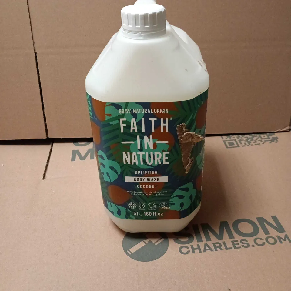 FAITH IN NATURE BODY WASH COCONUT 5L