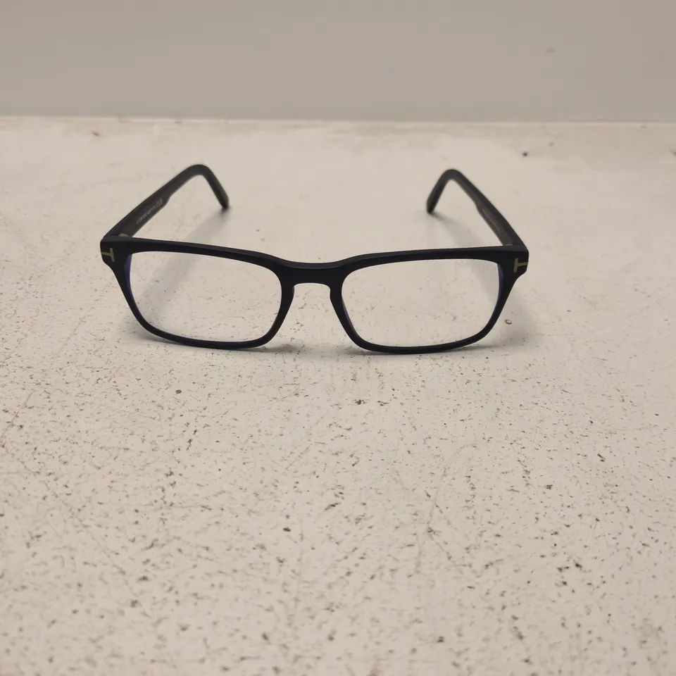 TOM FORD EYEWEAR BLACK RECTANGULAR EYEGLASSES