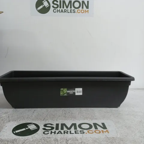 BOX OF APPROXIMATELY 10 WINCHESTER PLANTERS 60 CM TROUGH EBONY – GARDEN PLANTER