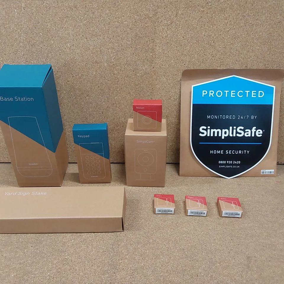 BOXED SIMPLISAFE 7PC HOME SECURITY SYSTEM - RRP £204.00
