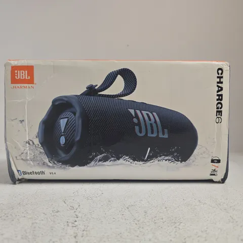 BOXED JBL BY HARMAN CHARGE 6 BLUETOOTH SPEAKER