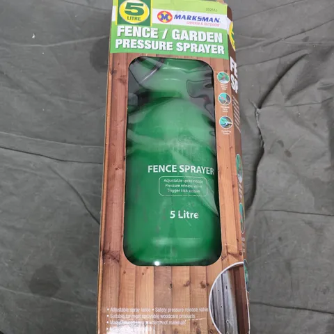 BOXED MARKSMAN 5 LITRE FENCE/GARDEN PRESSURE SPRAYER
