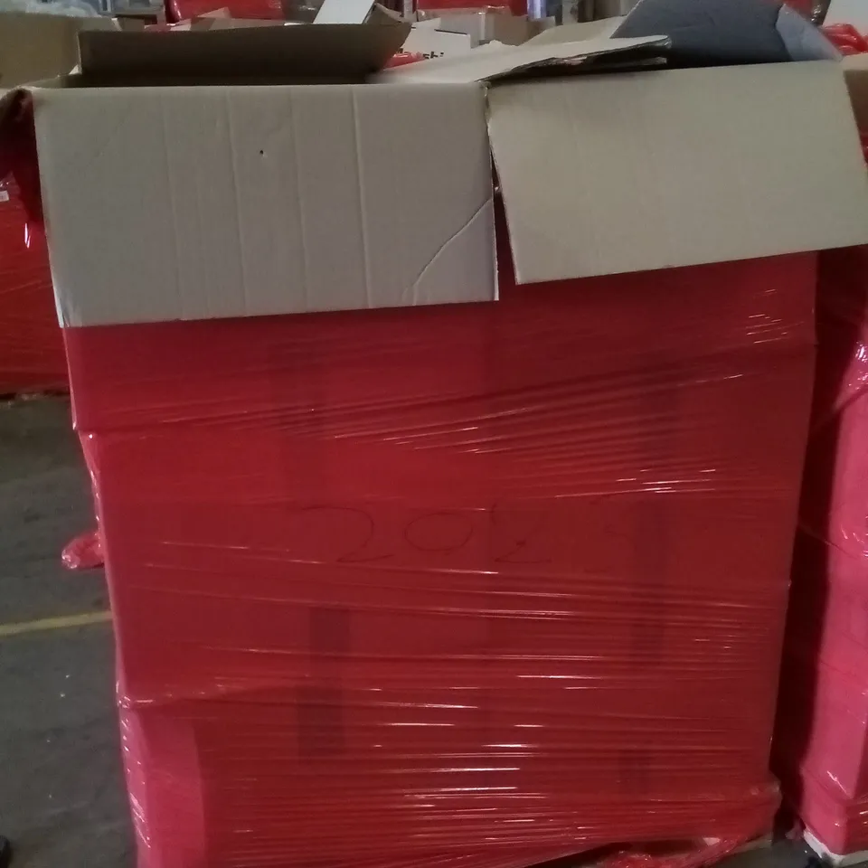 PALLET OF ASSORTED ITEMS INCLUDING  ENGLAND FLAG, 2023 PLANNER, PHONE CASES, BEESWAX FOODWRAPS, GLASSWARE TUMBLERS, CHILDREN'S SWIMMING RING