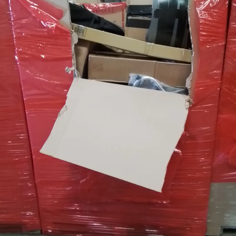 PALLET OF ASSORTED HOUSEHOLD GOODS AND PRODUCTS TO INCLUDE; BOXED HOUSEHOLD ITEMS ETC