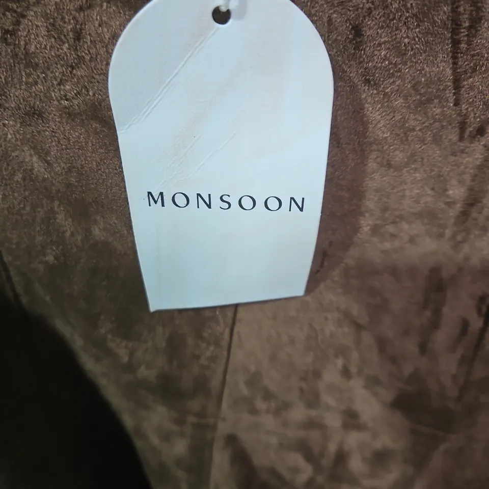 MONSOON WOMEN'S DARK BROWN SKIRT, UK 10 (EU 38) – DESIGNED IN LONDON