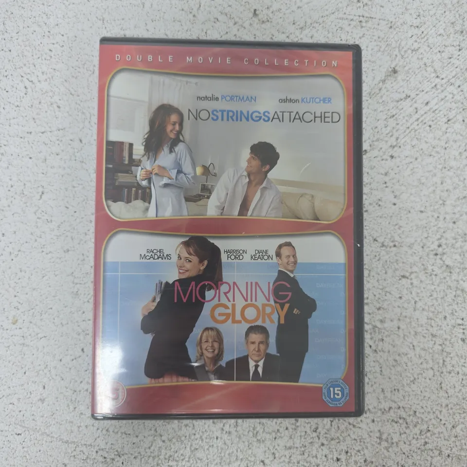 SEALED NO STRINGS ATTACHED & MORNING GLORY DOUBLE MOVIE COLLECTION DVD FILM