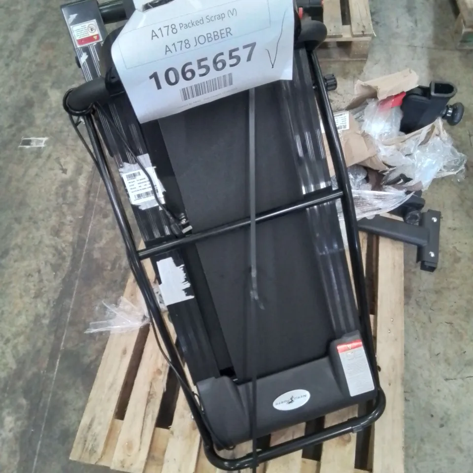 SUNNY HEALTH & FITNESS INDOOR CYCLING MACHINE AND NERO PRO ELECTRIC MOTORISED TREADMILL - UNPROCESSED RAW RETURNS