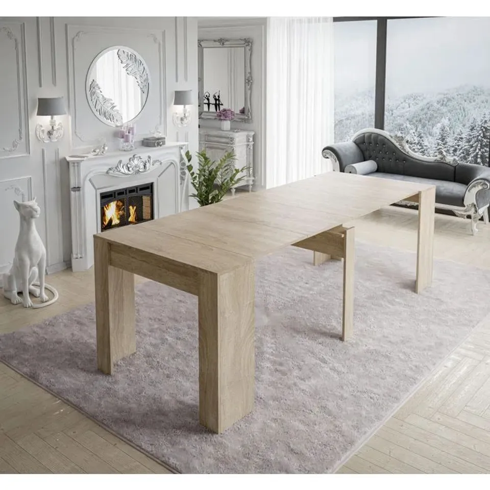 BOXED LANO 90CM DINING TABLE (2 BOXES)