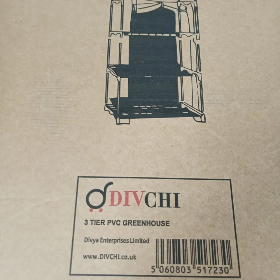 DIVCHI 3 TIER PVC GREENHOUSE