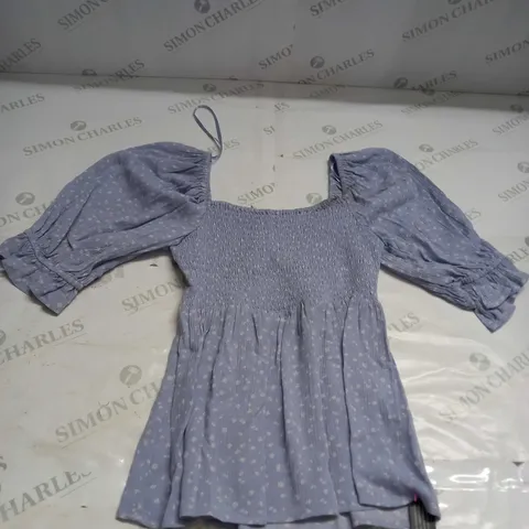DUSK SHIRRING DITSY TOP SIZE 6
