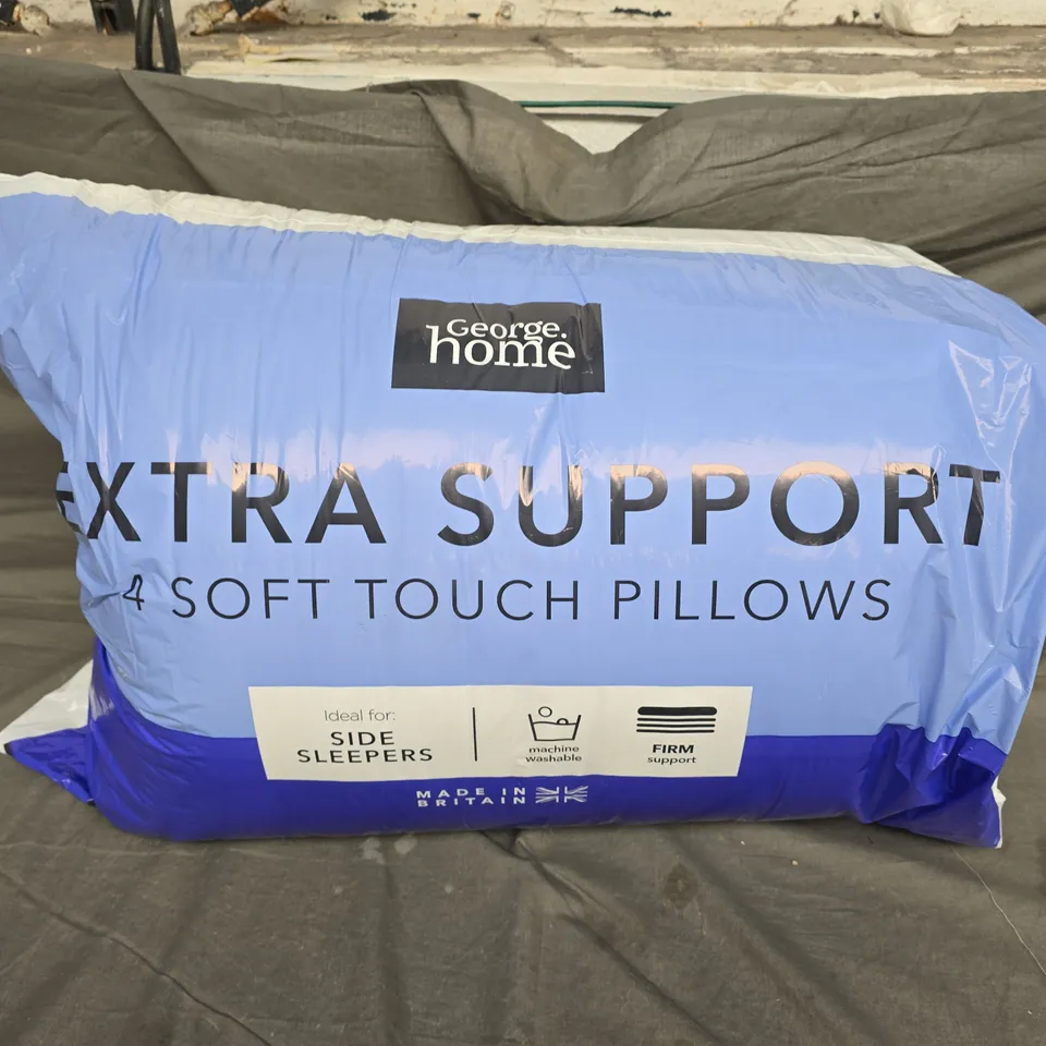 EXTRA SUPPORT 4 SOFT TOUCH PILLOWS