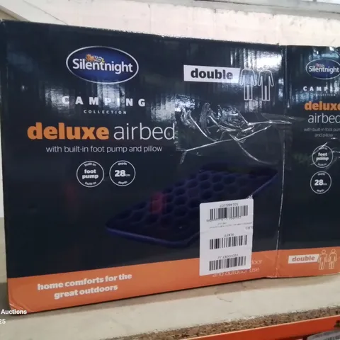 SILENTNIGHT DOUBLE DELUXE AIR BED