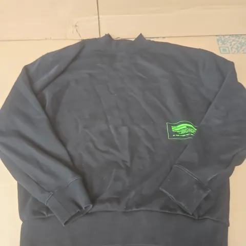 HUGO BOSS MISSION JUMPER IN BLACK - XL
