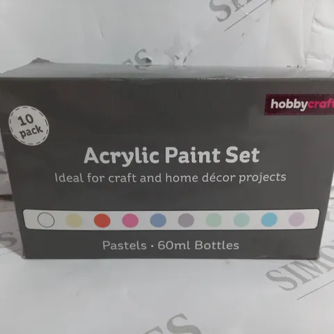 HOBBYCRAFT ACRYLIC PAINT SET