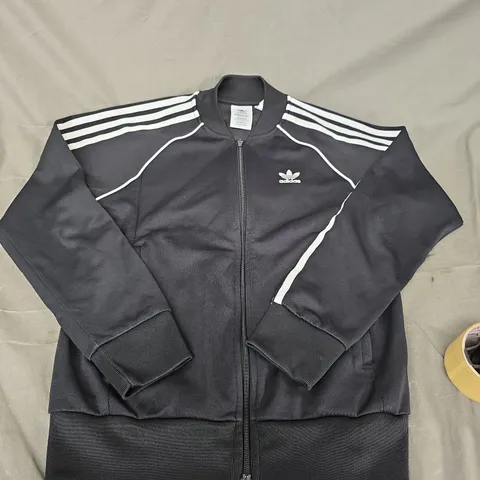 ADIDAS PRIMEBLUE PARLEY JACKET – BLACK , ZIP FRONT SIZE S 