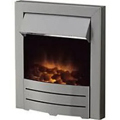 BOXED ADAM INSET ELECTRIC FIRE EF0006 - BRUSHED STEEL