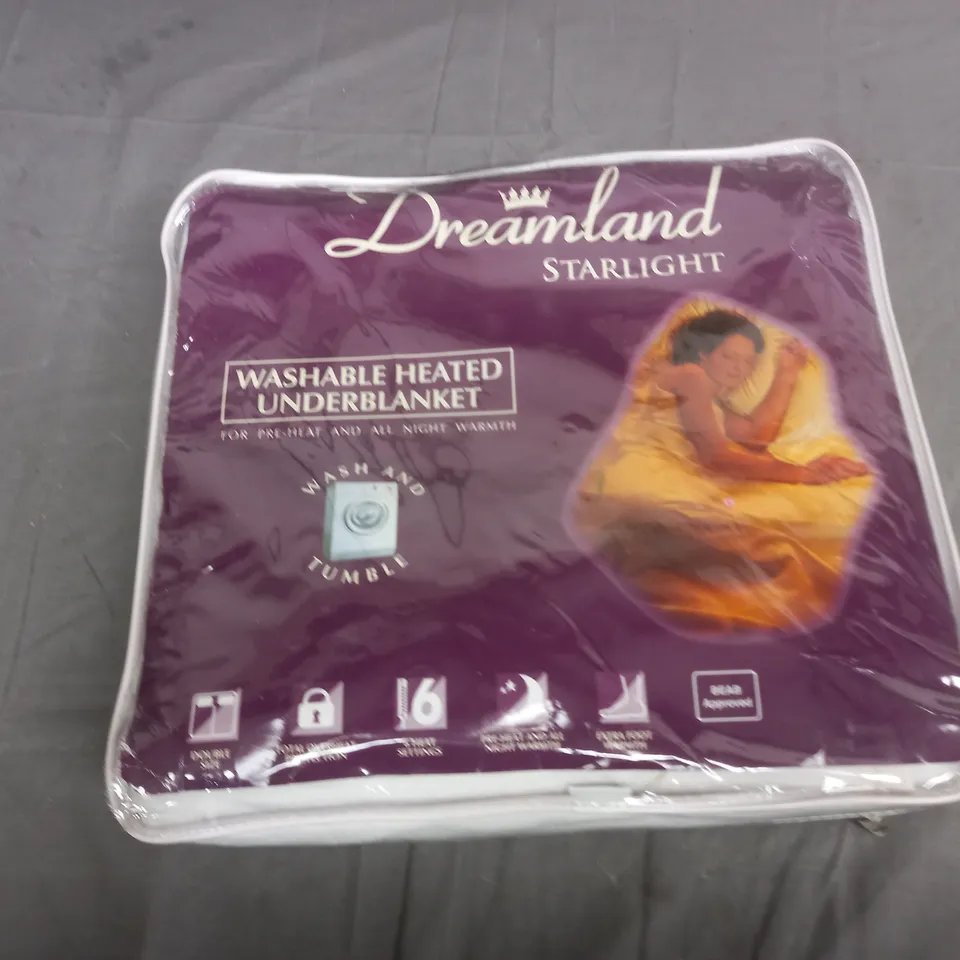 A DREAMLAND DOUBLE BED WASHABLE HEATED UNDERBLANKET 