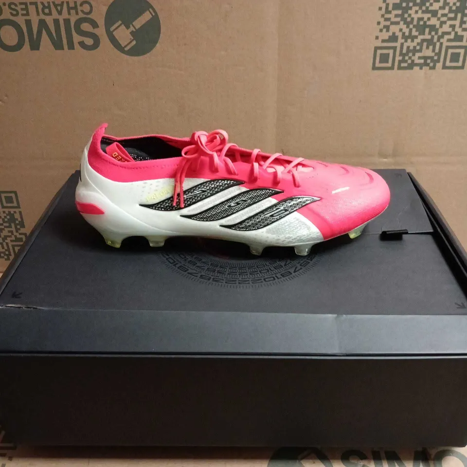 BOXED PAIR OF ADIDAS PREDATOR ELITE FT F FOOTBALL BOOTS - 10.5
