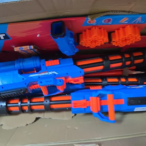 BOX OF ASSORTED ZURU XSHOT GUNS