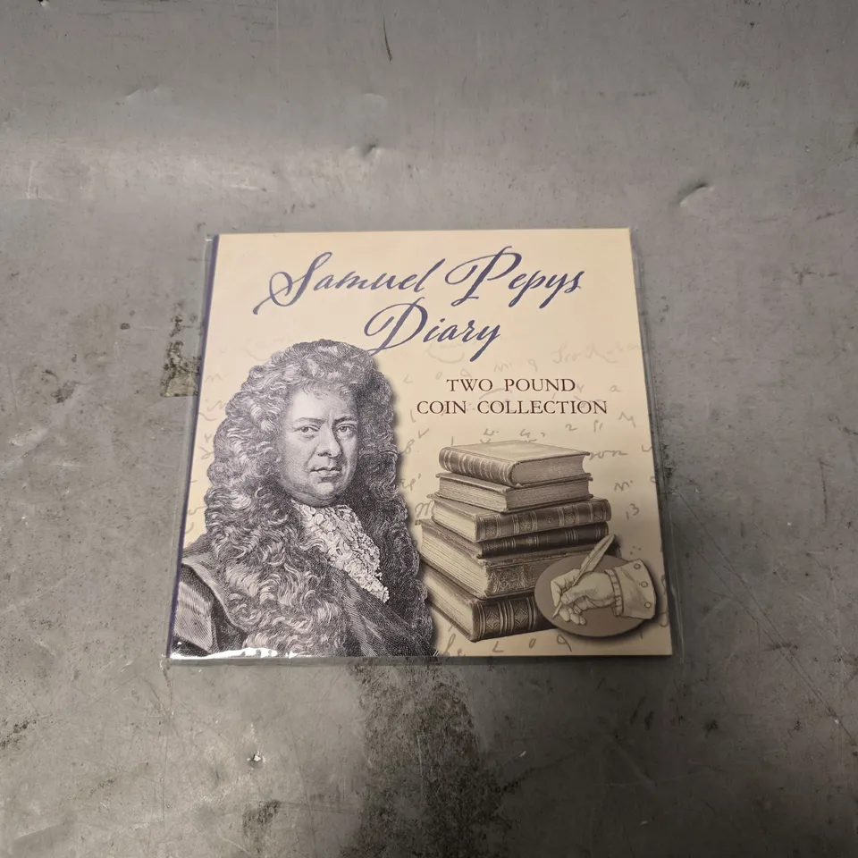 SEALED SAMUEL PEPYS DAISY TWO POUND COIN COLLECTION 