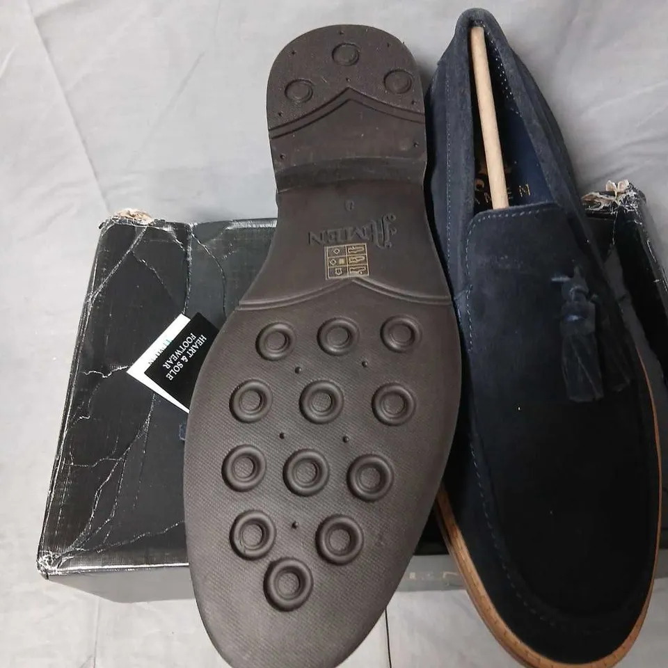 AFFLECK MEN'S AVENUE SUEDE SLIP-ON SHOES - UK 8