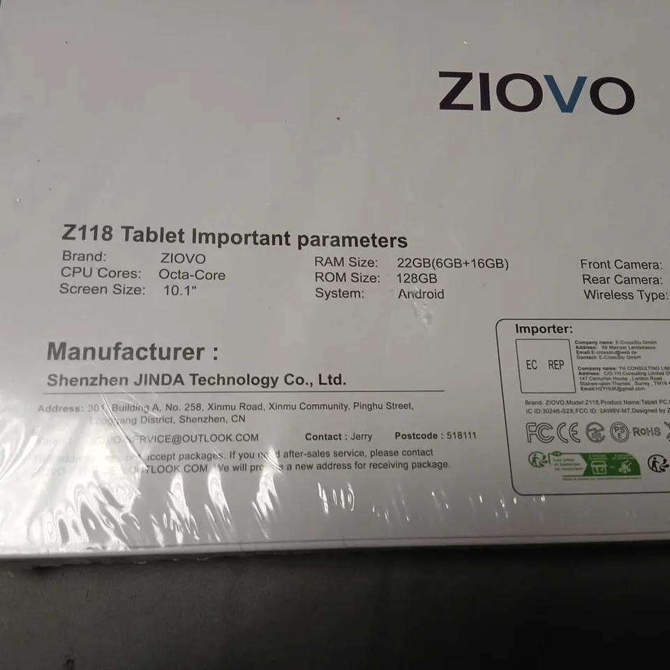 ZIOVO Z118 TABLET – 10.1 INCH ANDROID TABLET 